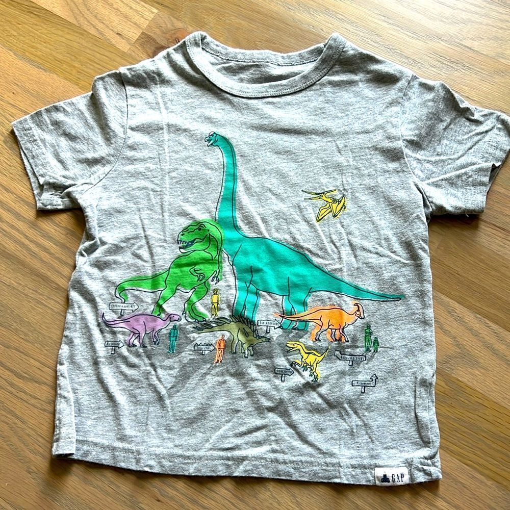 GAP Dinosaur T Shirt Size 4